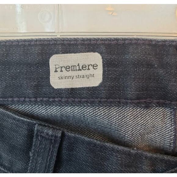 AG Adriano Goldschmied Premier Skinny Straight Grey Jeans Size 27R - Picture 4 of 6